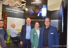 Richard van der Sande, Lotte van Rijn, and Jeffrey van der Sande from Certhon. During Greentech, they will introduce their most recent innovation to the market. We'll keep you informed.